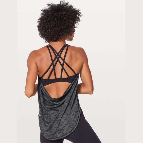 Lululemon Women’s Free To Be Serene 2 in 1 Tank Top *Medium Support For C/D Cup - Picture 4 of 8